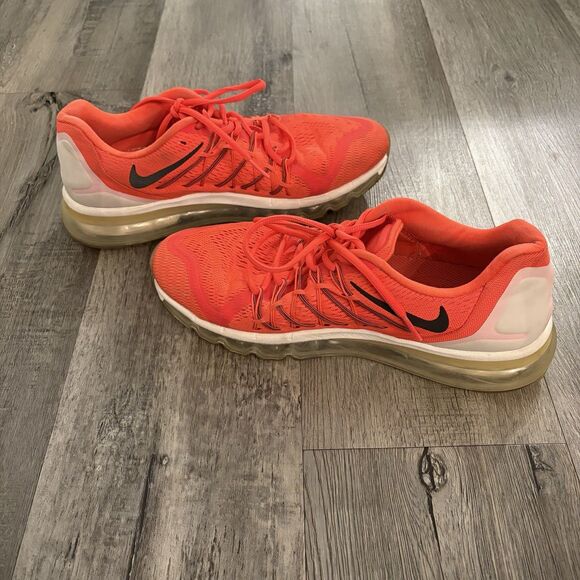 Nike Air Max Bright Crimson Men\'s Size 10 Sneakers 698902-600 Red Orange main image 6